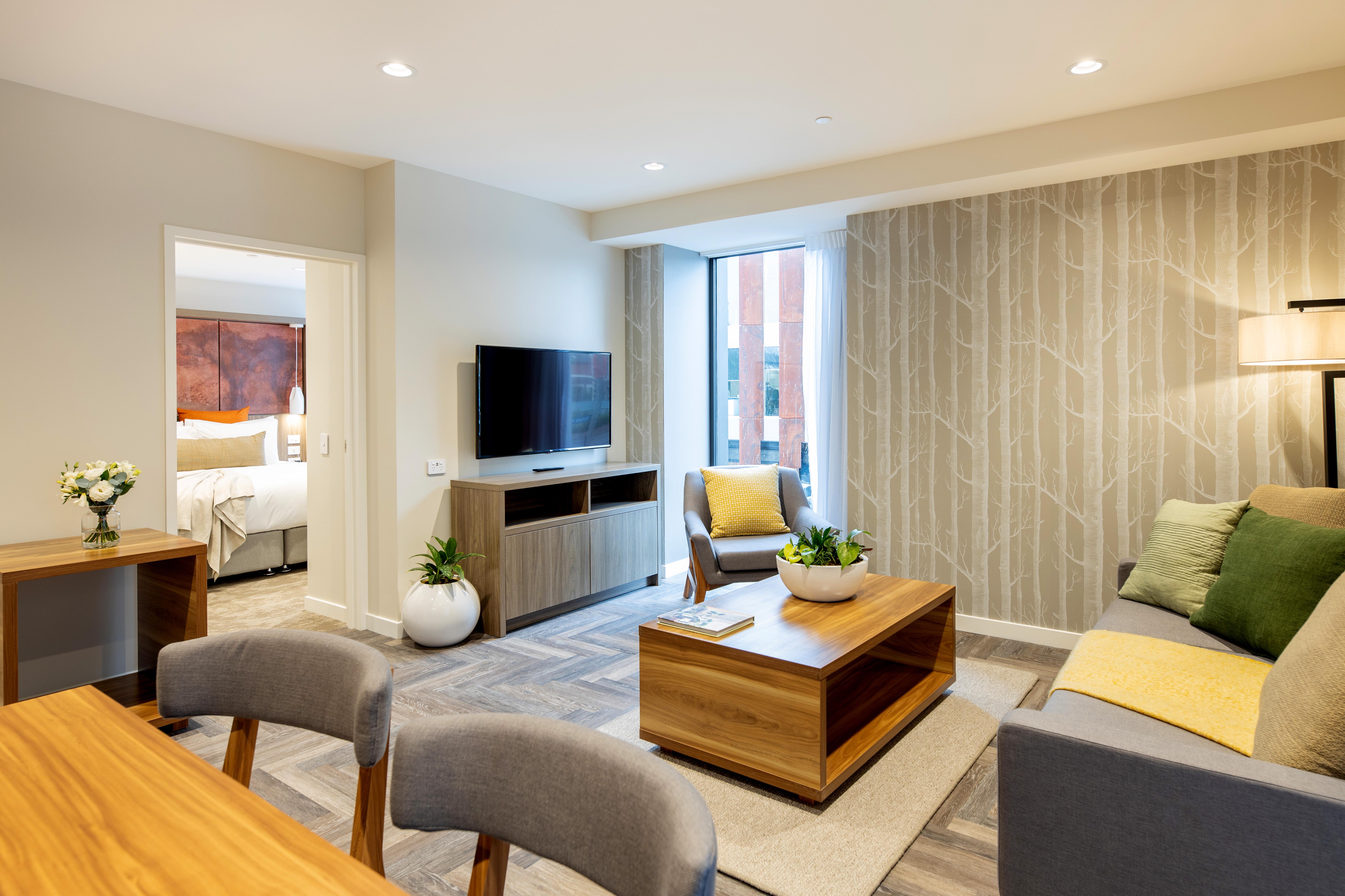 Sudima Christchurch City Exterior foto A living room at the hotel